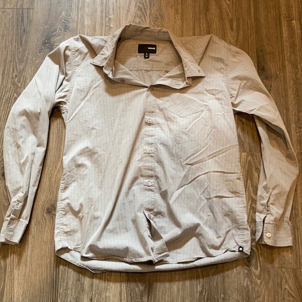 Pinstripe button down